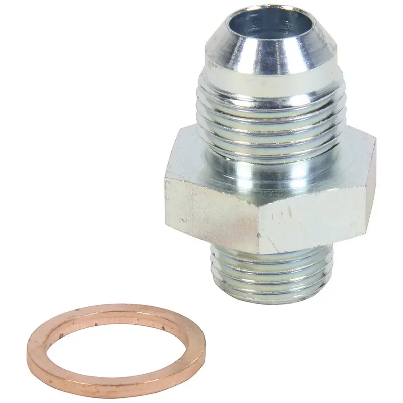 Allstar Performance 50915 Fuel Pump Adapter – 5/8"-18 To 8An Fitting 1