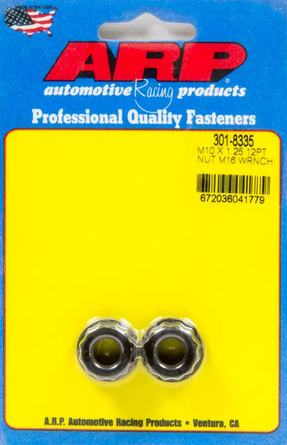 Arp 301-8335 12-Point Stainless Steel Nuts – 10Mm X 1.25 (2-Pack) 1