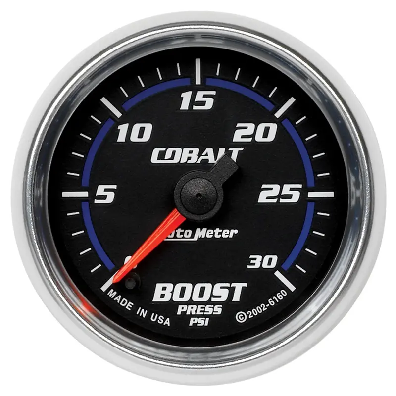 Autometer 6160 Cobalt Digital Boost Gauge – 2-1/16 Inch, 0–30 Psi 1