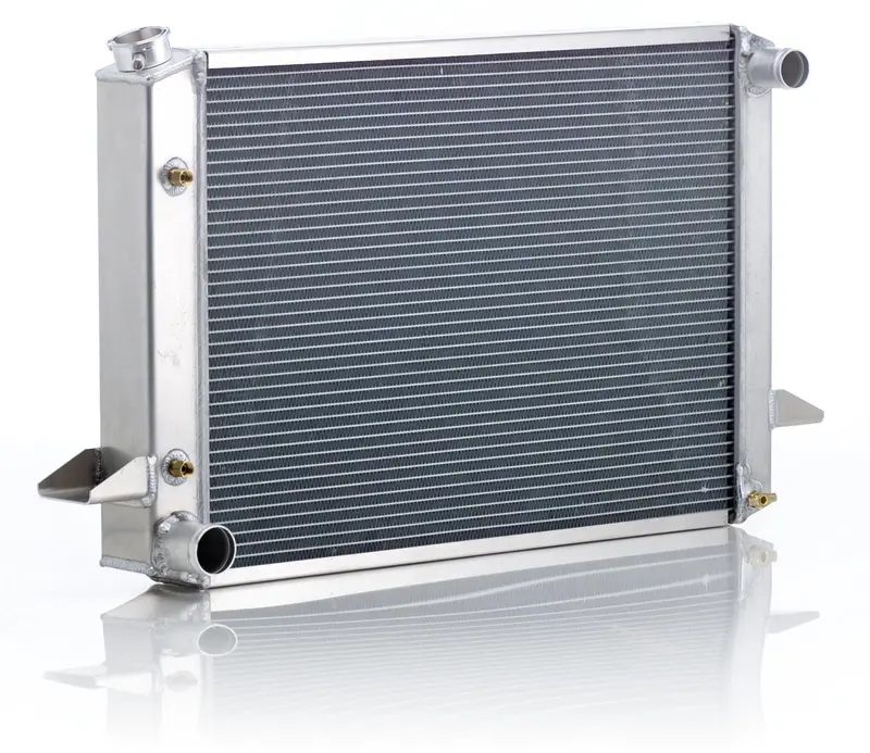Be Cool 63170 Factory-Fit Radiator – Polished Finish For 1964–1970 Dodge B-Body W/Automatic Transmission & Driver-Side Water Pump Outlet 1