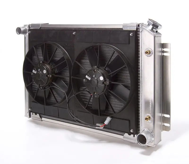 Be Cool 82168 Factory-Fit Radiator Module – Natural Finish For 1964–1965 Chevelle, El Camino & Malibu (Auto Trans) 1