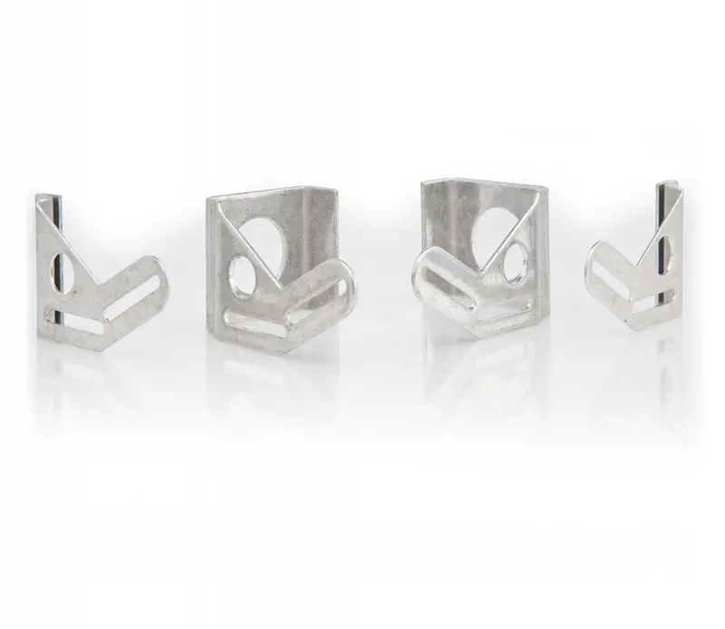 Be Cool Polished Aluminum Radiator Fan Brackets For 13" & 16" C-Flow Fans 1