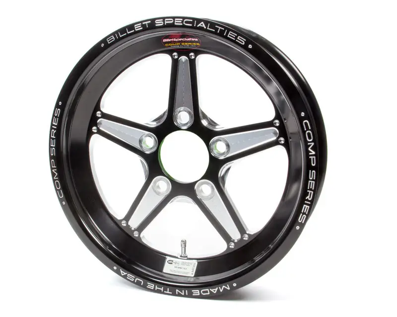 Billet Specialties Comp 5 Wheel – 15X3.5 Inch, 5-Lug, Classic Hot Rod Styling 1