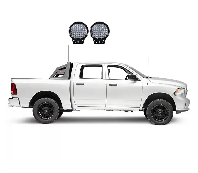 Black Horse Off-Road Rb-Ar1B-Pl69B Armored Roll Bar Protection Kit 1