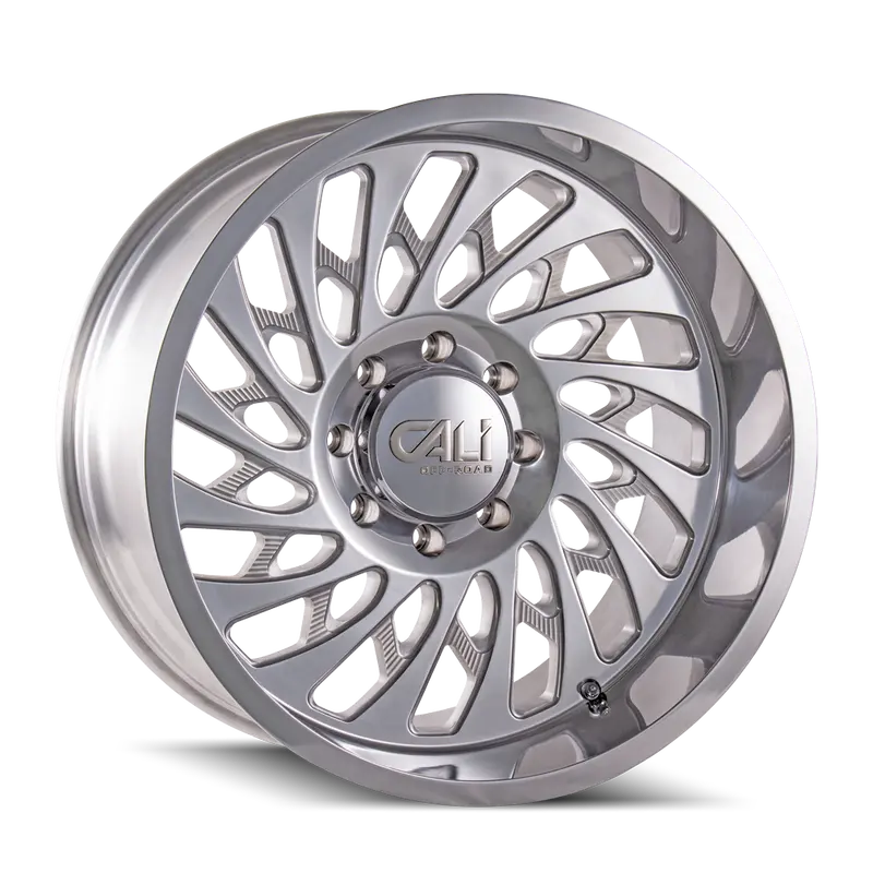Cali Off-Road 9108-2278P Polished Off-Road Wheel – 20X12, 8X180 Bolt Pattern, -51Mm Offset 1