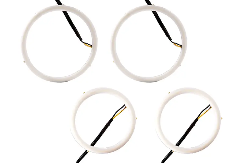 Diode Dynamics Dd2267 Halo Led Ring Lights – 90Mm/120Mm, Blue Four-Diode Design 1