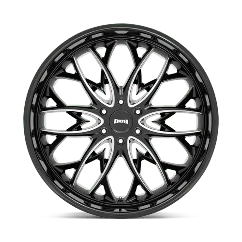 Dub 1Pc S263229584+25 S263 22X9.5 6X5.5 G-Blk Mill 25Mm 1