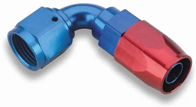 Earl’S 809106Erl Auto-Fit 90° An Hose End – Precision-Machined Aluminum Fitting 1