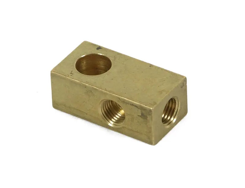 Earl’S 972054Erl Brass Inverted Flare Brake Line Adapter Tee 1