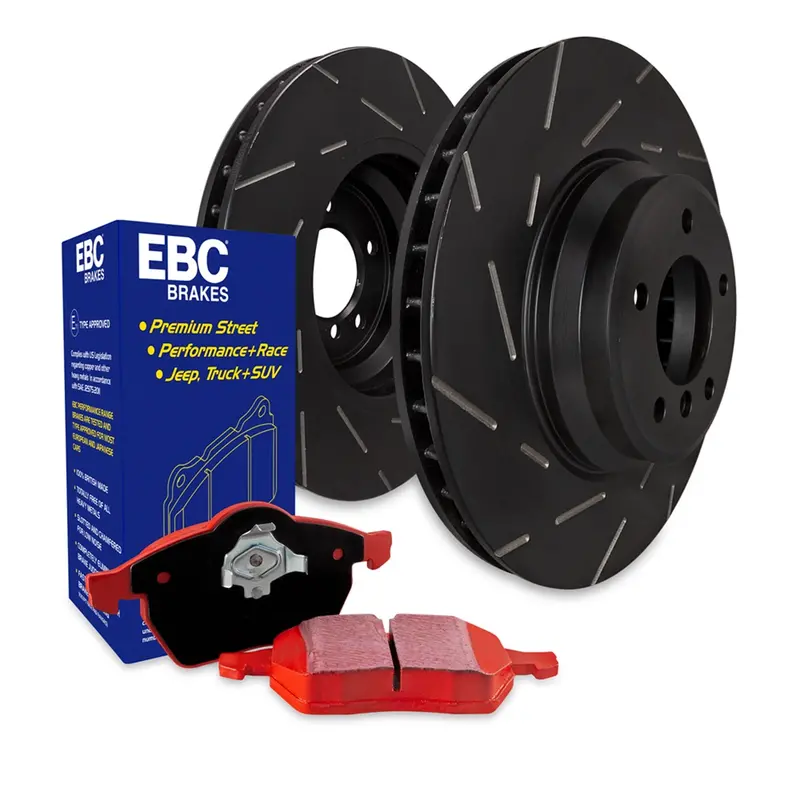 Ebc Redstuff High-Performance Brake Kit – Includes Usr Slotted Rotors 1