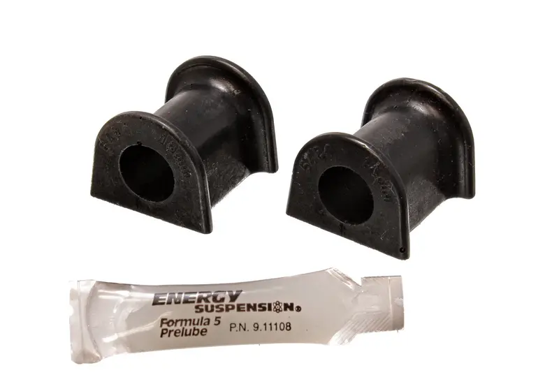 Energy Suspension 5.5147G Rear Sway Bar Bushing Kit – 18Mm Diameter, Black Polyurethane 1