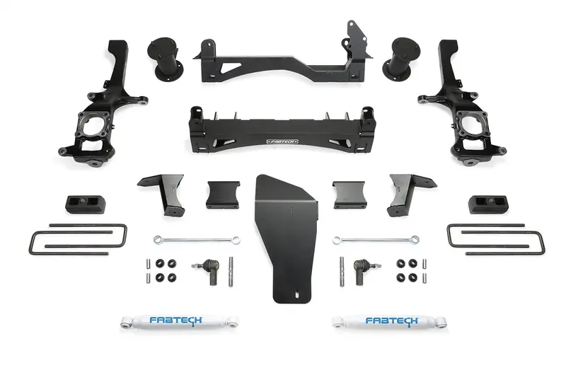 Fabtech Basic Lift Kit With Performance Shocks – Off-Road Ready Suspension Upgrade 1