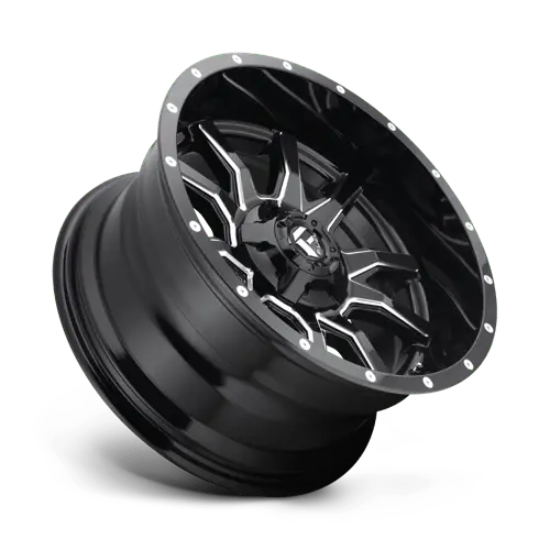 Fuel D62718902650 Forged Alloy Wheel — 18X9 Inches, 5X4.5/5.0 Bolt Pattern, Gloss Black Machined Lip 1