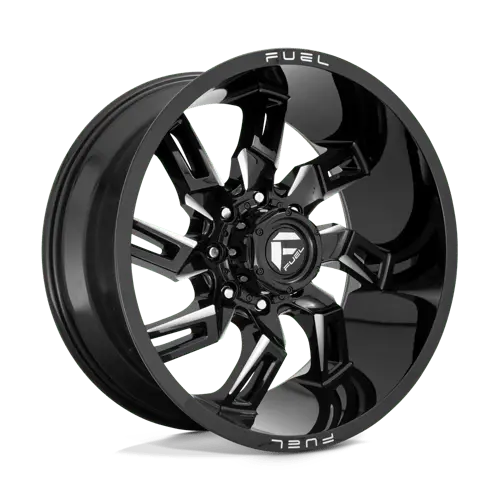 Fuel D747 Maverick Off-Road Wheel – 20X9 Inches, 5X5.0 Bolt Pattern, Gloss Black With Machined Lip And Mild Steel Finish 1
