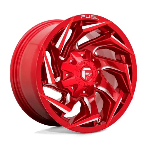 Fuel D754 18X9 Inch Forged Alloy Wheel – 6X135Mm Bolt Pattern, Gloss Red Machined Lip 1