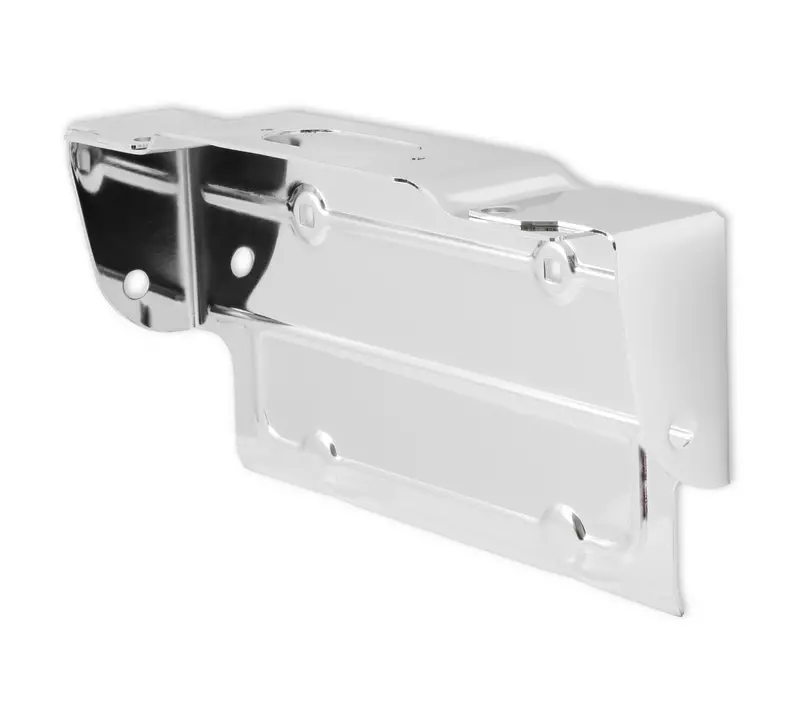 Holley 04-123 Chrome Rear License Plate Mounting Bracket 1