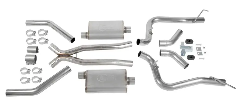Hooker Blackheart 70501418-Rhkr Header-Back Exhaust System – Black Finish 1