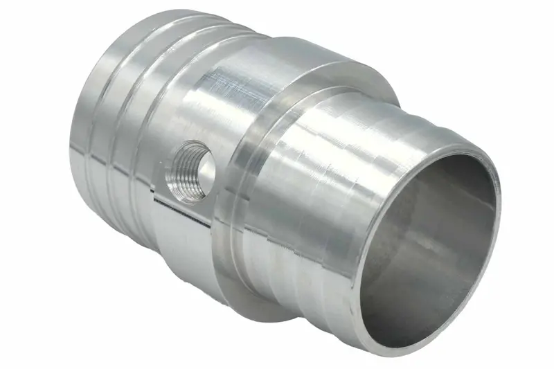 Ict Billet Steam Port Hose Adapter – 1-1/4" To 1-1/2", 1/8" Npt 1