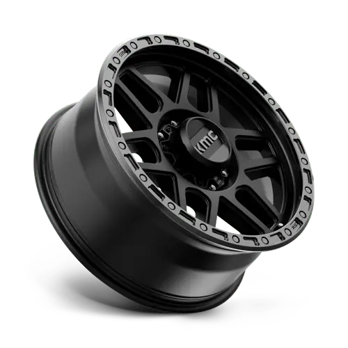 Kmc Km544 20X9 Inch Forged Wheel – 8X180 Bolt Pattern, Satin Black With Machined Lip 1