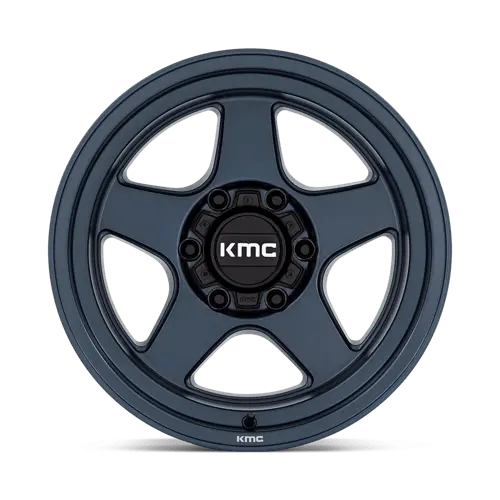 Kmc Km728 Forged Aluminum Wheel – 17X8.5, 5X5", Matte Blue, -10Mm Offset 1
