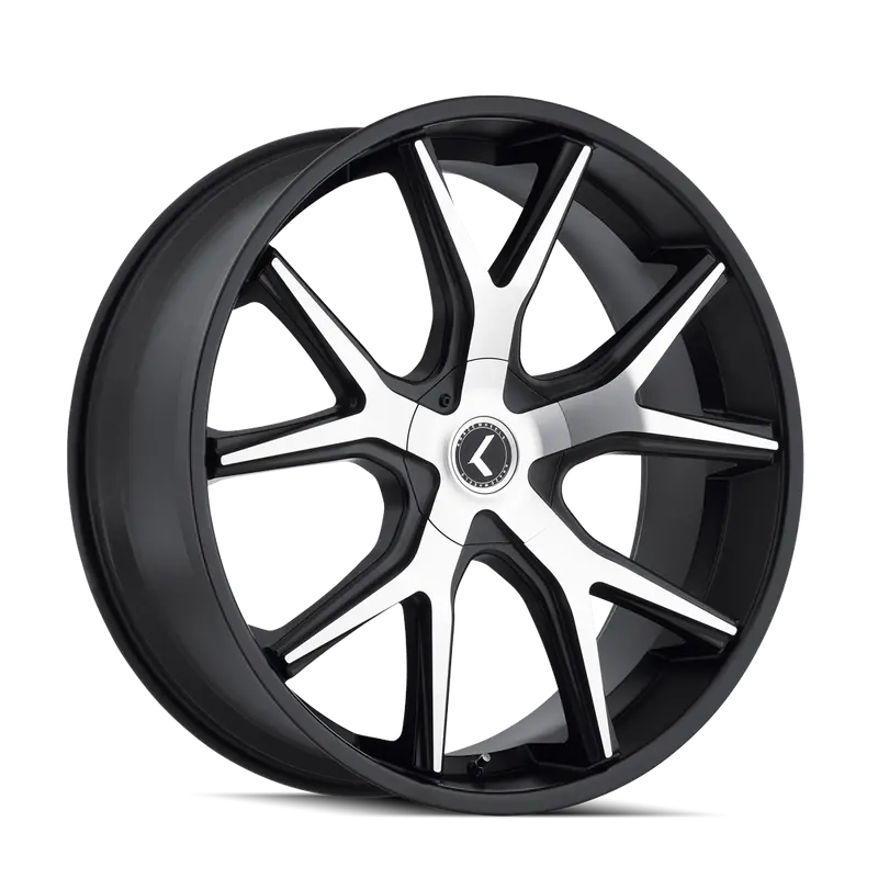 Kraze Kr146-26118Bm18 Split Spoke Wheel – 26X10, 5X115/5X120, Black/Machined, 18Mm Offset 1