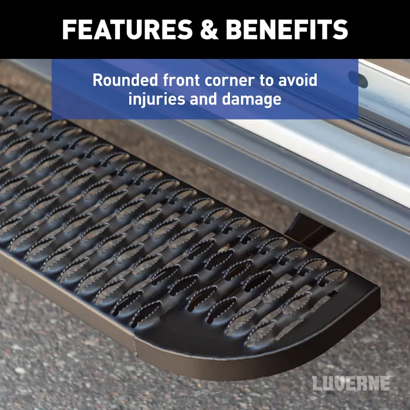 Luverne Grip Step Xl Running Board – 9.5" Wide, Heavy-Duty Aluminum 1