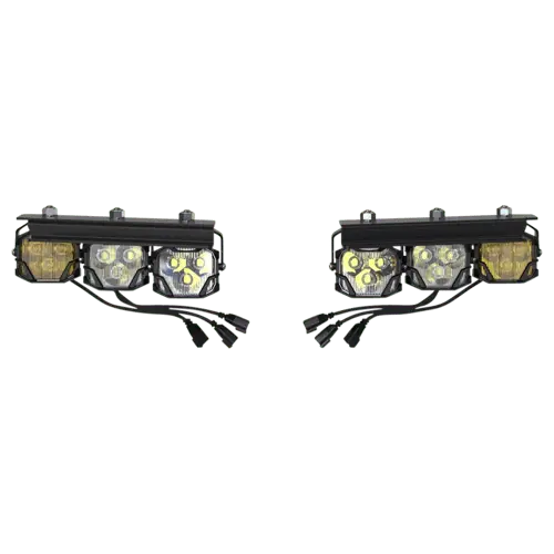 Morimoto Bronco Fog Light Brackets – Triple-Mount Design For 2021+ Ford Bronco (Model Baf069) 1
