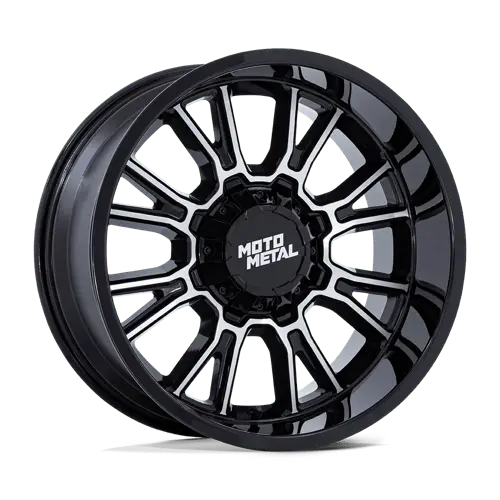 Moto Metal Mo810Bd20108718N Wheel – 20X10, 8X170, Gloss Black/Machined, -18Mm Offset 1