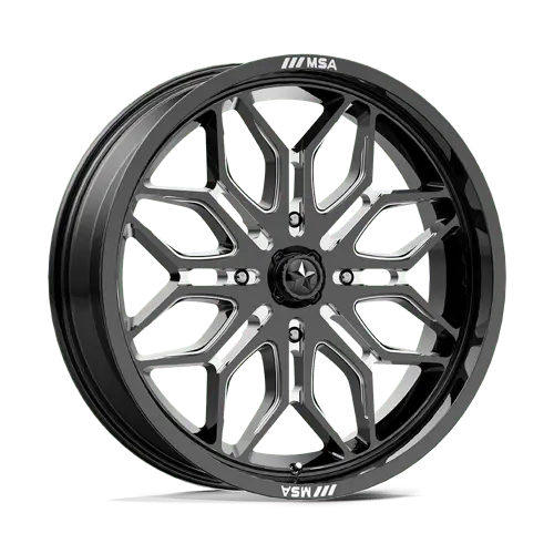 Msa Offroad Wheels Ma047Be22704810 Ma47 22X7 4X137 G-Blk-Mill 10Mm 1
