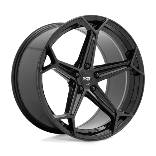 Niche M258 20X9 Inch Gloss Black Wheel – 5X120 Bolt Pattern, +35Mm Offset 1