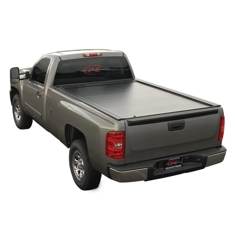 Pace Edwards Full-Metal Jackrabbit Tonneau Cover – Hard-Folding Truck Bed Cover 1