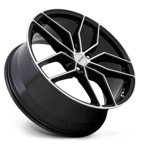 Petrol Pep5C 18X8 Inch Alloy Wheel – 5X4.25 Bolt Pattern, Gloss Black With Machined Face 1