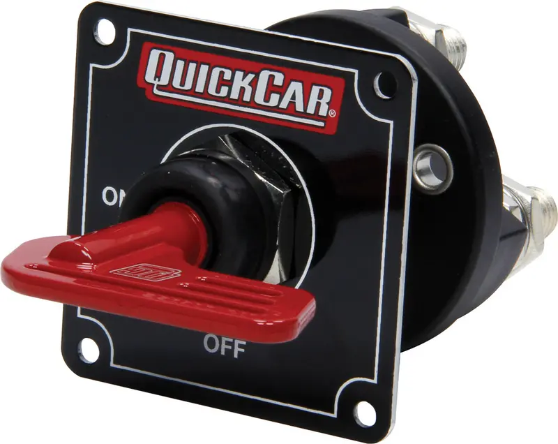 Quickcar Racing Master Disconnect Switch – Black With Removable Red Key (Model 55-030) 1