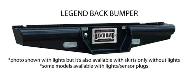 Ranch Hand Bbc998Bls Legend Series Rear Bumper – Heavy-Duty Steel, Black Powder-Coated 1