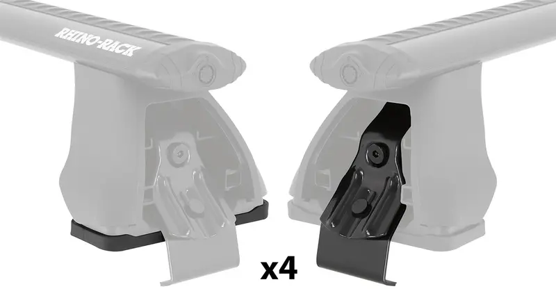 Rhino-Rack Dk211 Fit Kit – Includes 4 Pads & 4 Clamps For 2500 Series Roof Racks 1
