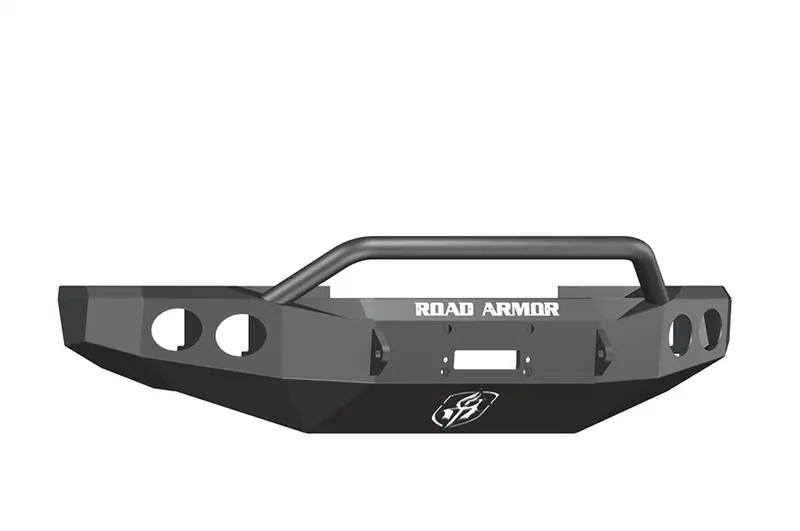 Road Armor 60804B Stealth Winch Front Bumper; Pre-Runner Guard; Satin Black; 1