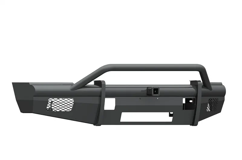 Road Armor 608Vf24B Vaquero Non-Winch Front Bumper; Pre-Runner Guard; 2 In. Receiver; Satin Black; 1