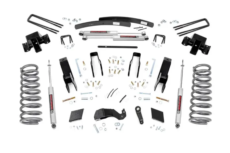 Rough Country 382.23 Five-Inch Lift Kit For 1994–1999 Dodge Ram 2500 4Wd 1
