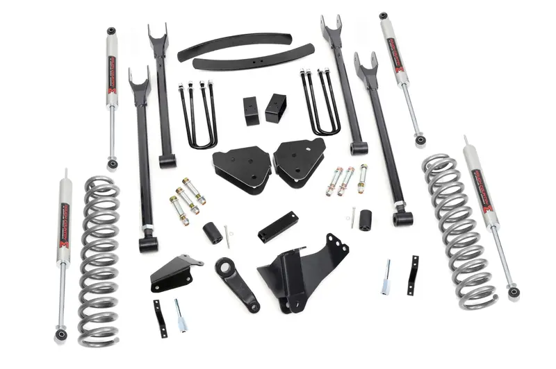 Rough Country 58040 6-Inch Diesel Lift Kit – 4-Link System For 2005–2007 Ford Super Duty 1