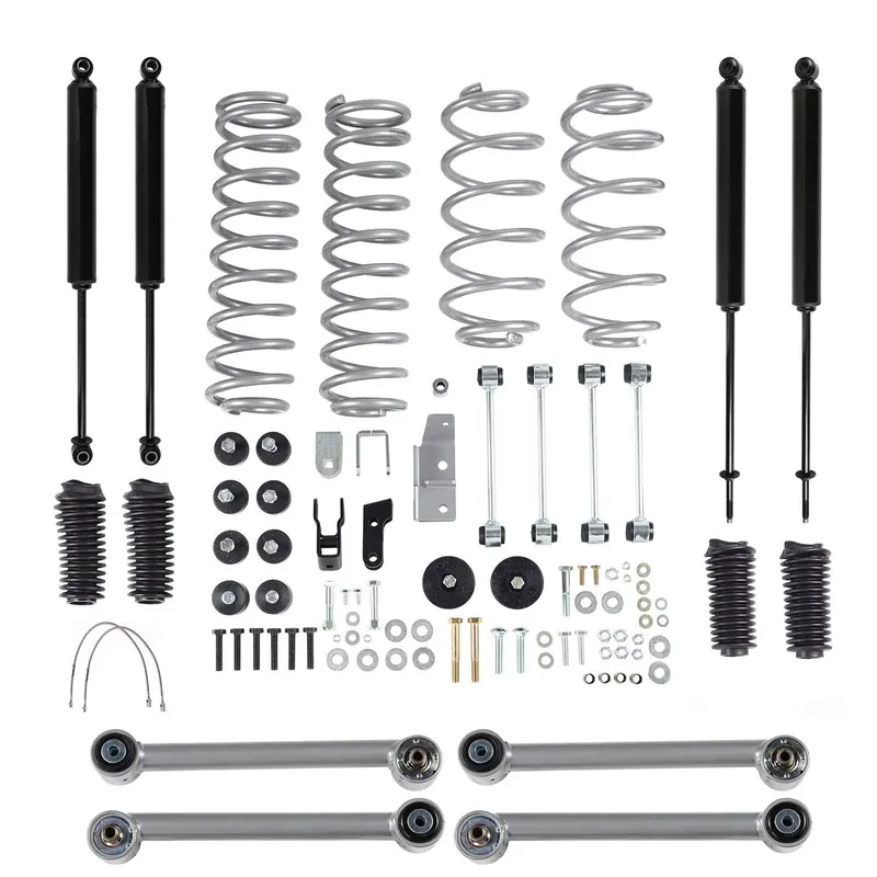 Rubicon Express Re7003T 3.5-Inch Super Flex Lift Kit With Twin-Tube Shocks For 1997–2006 Jeep Wrangler Tj 1