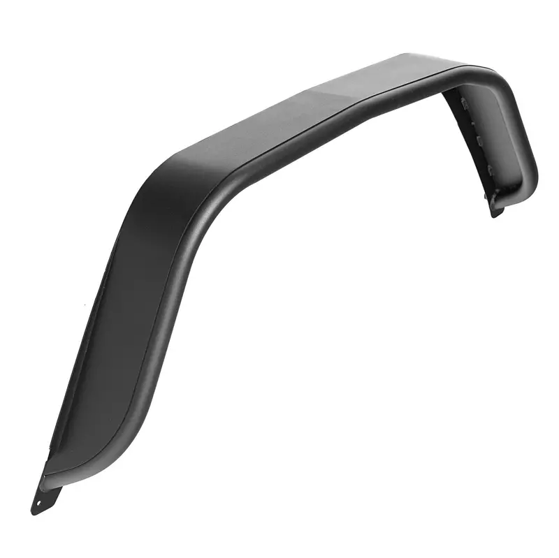 Rugged Ridge Matte Black Steel Rear Fender Flare Set – 2-Piece Design 1