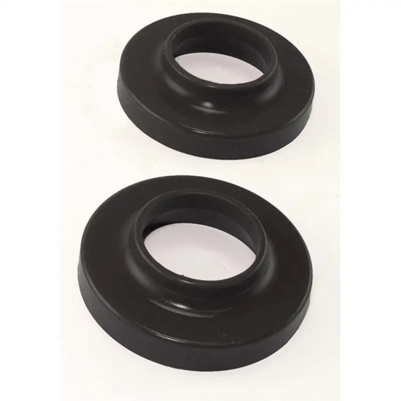 Rugged Ridge Upper Coil Spring Isolators – Pair Of Durable Black Polyurethane Mounts 1