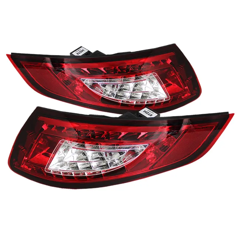 Spyder Auto 5037978 Led Tail Light Assembly – Red/Clear Lens, Stock Bulb Compatible, Sold As Pair 1