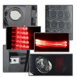 Spyder Auto 5078063 Led Tail Light Assembly – Black Smoke Finish 1