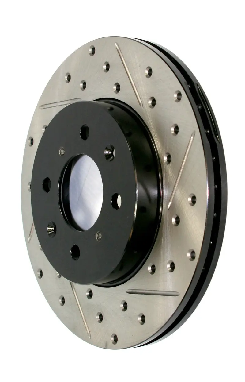 Stoptech Sport Brake Rotor – Drilled & Slotted Rear Left Replacement 1