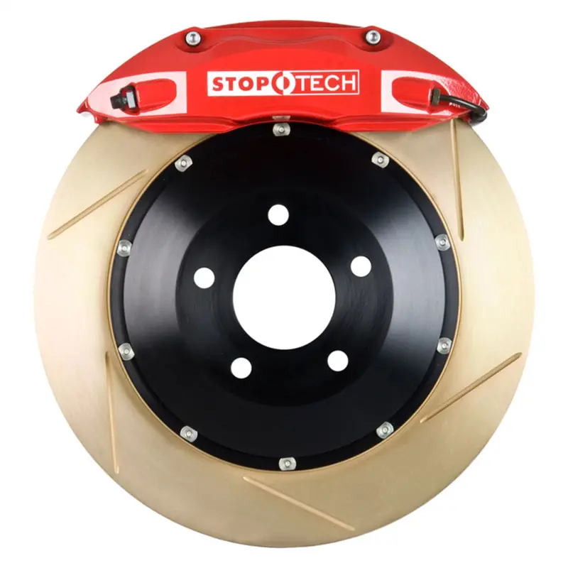 Stoptech St-60 Series Big Brake Kit – Rear, Two-Piece Drilled & Slotted Rotors 1