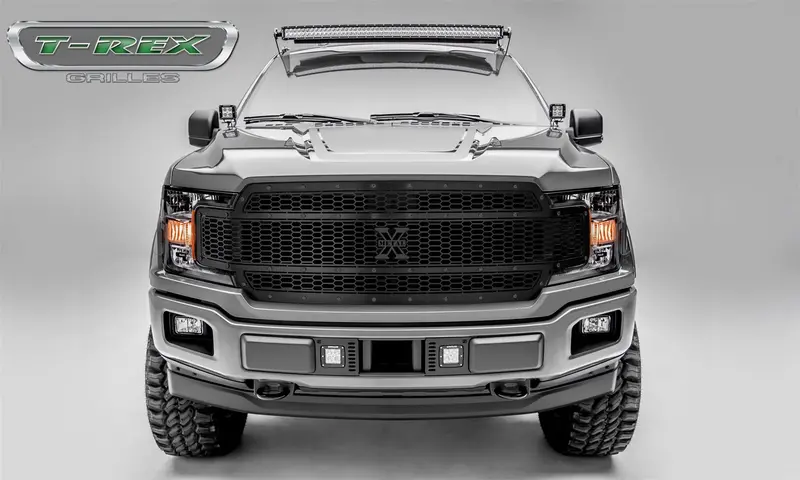 T-Rex Grilles 7715841-Br Stealth Laser X-Metal Front Grille – Black Finish 1
