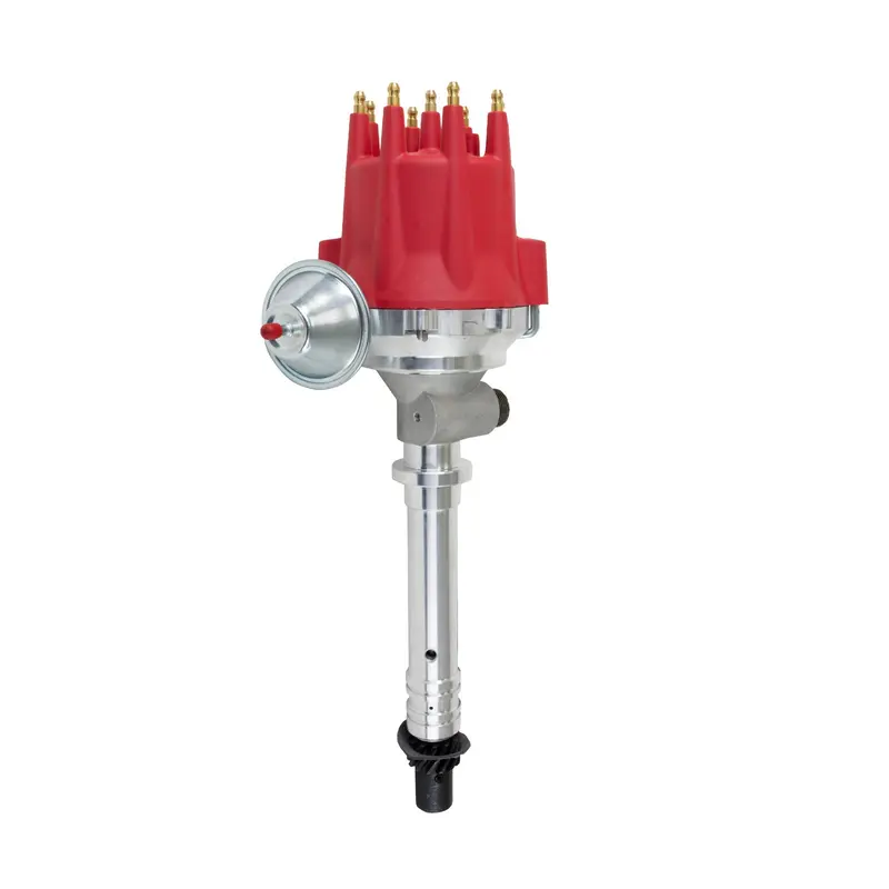 Top Street Performance Jm7715R Red Pro-Series Ready-To-Run Distributor – Tach-Driven, Fits Corvette V8 (1962–1974) 1