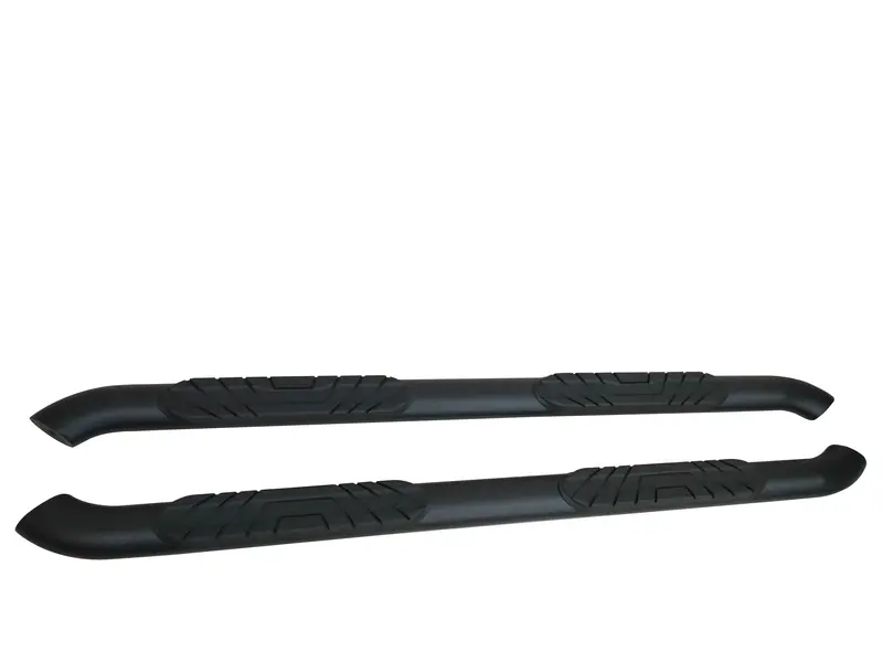 Trailfx A1008B Rocker Panel Mount – 4" Oval Bent Tube, Titanium Black Powder Coat, Mild Steel Construction 1