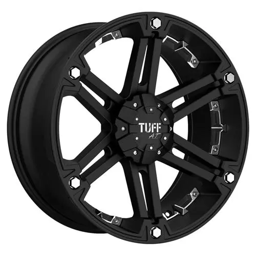 Tuff Tut01 20×9 Inch Alloy Wheel – 6×135 Bolt Pattern, Black Chrome With 10Mm Offset 1